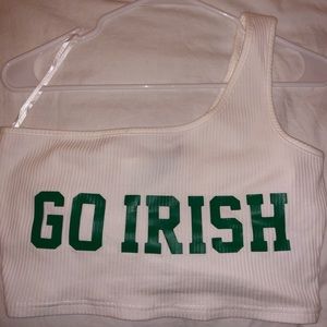 NOTRE DAME CROP TOP